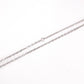 HERMES O'Kelly Necklace, Metal and Leather, Silver, D Stamp