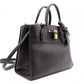 LOUIS VUITTON City Steamer PM Handbag, 2-Way, Leather, Black, Women's