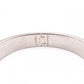 HERMES Click-Clack Bracelet, Metal, Silver, White