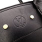 LOUIS VUITTON City Steamer PM Handbag, 2-Way, Leather, Black, Women's