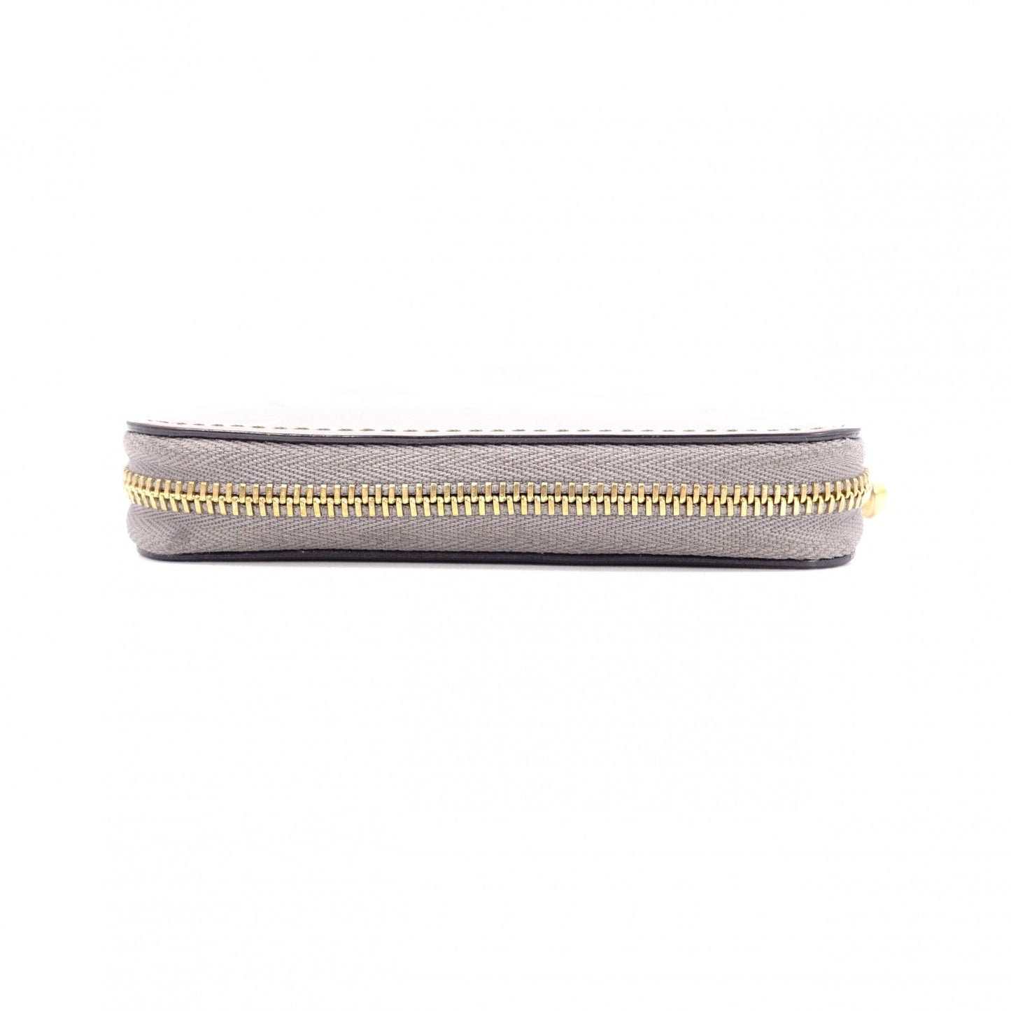 LOUIS VUITTON Zippy Coin Purse Vernis Coin Case Leather Champagne Metallized
