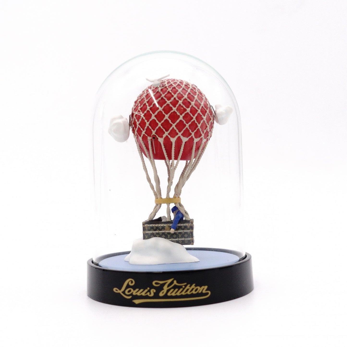 LOUIS VUITTON Snow Globe, Maru Aeroballoon, Glass Ornament, Clear, Home Decor