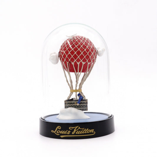 LOUIS VUITTON Snow Globe, Maru Aeroballoon, Glass Ornament, Clear, Home Decor