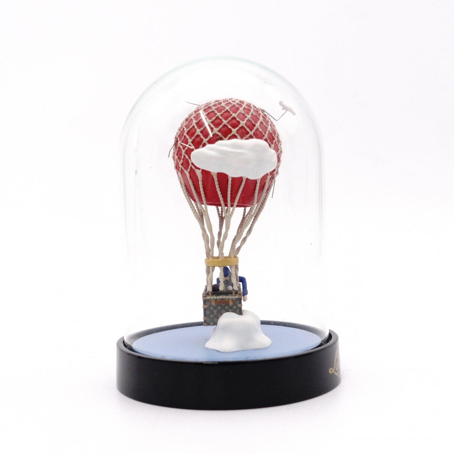 LOUIS VUITTON Snow Globe, Maru Aeroballoon, Glass Ornament, Clear, Home Decor
