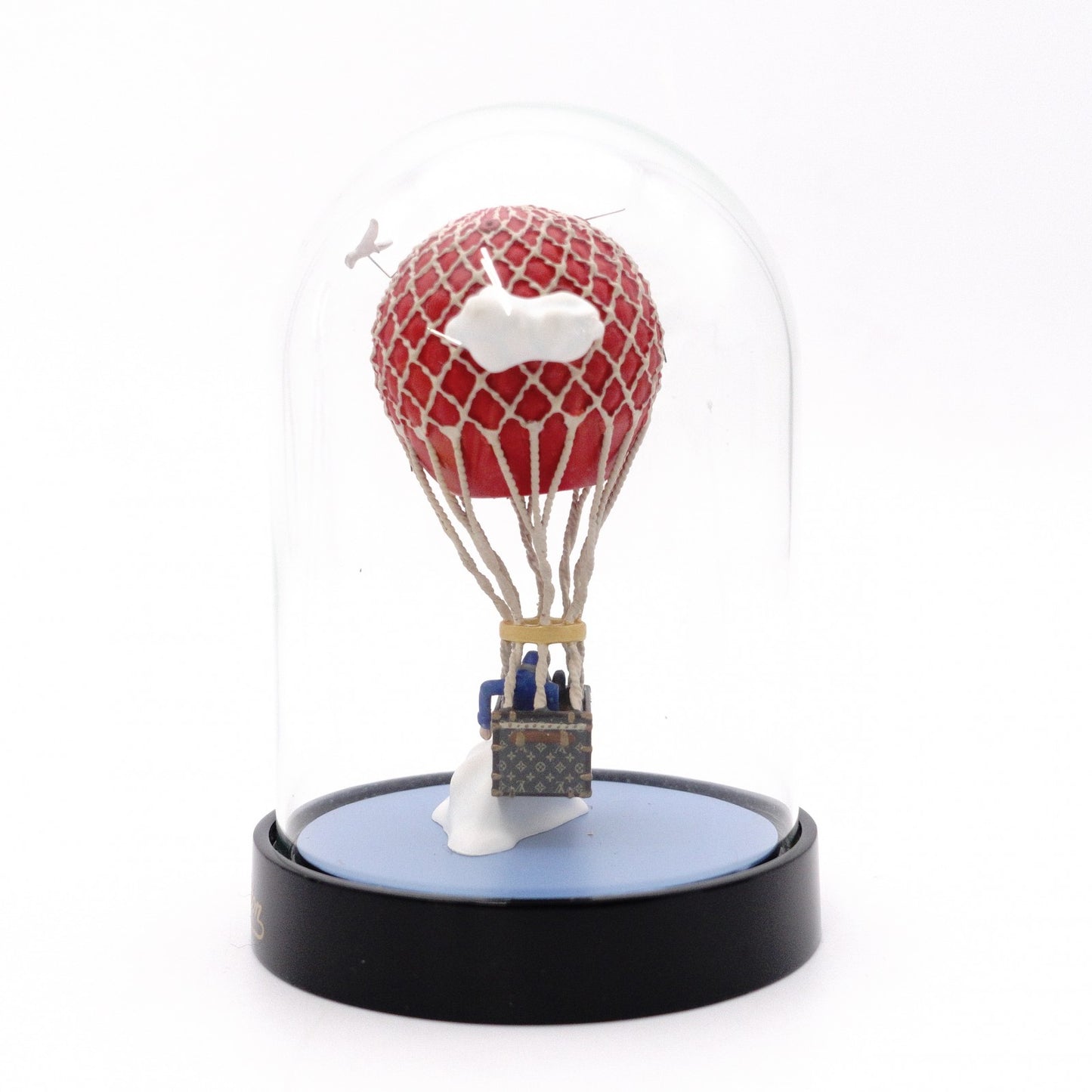 LOUIS VUITTON Snow Globe, Maru Aeroballoon, Glass Ornament, Clear, Home Decor