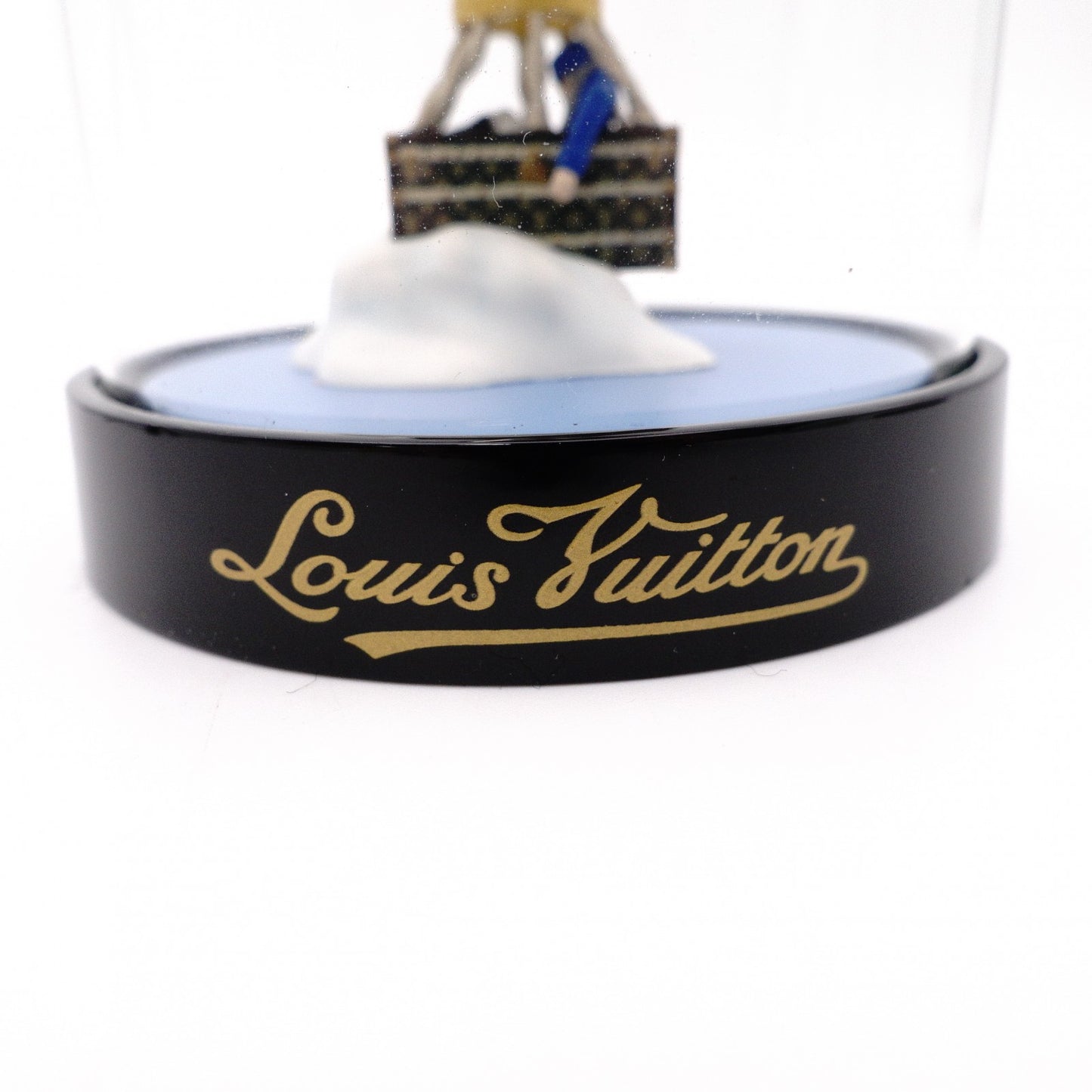 LOUIS VUITTON Snow Globe, Maru Aeroballoon, Glass Ornament, Clear, Home Decor