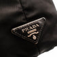 PRADA Reversible Tote Bag Gray × Black Nylon 2-Way Shoulder Simple 7-11-276