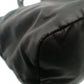 PRADA Reversible Tote Bag Gray × Black Nylon 2-Way Shoulder Simple 7-11-276