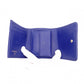 CHANEL Mademoiselle Matelassé Tri-Fold Wallet, Leather, Blue Gold Hardware