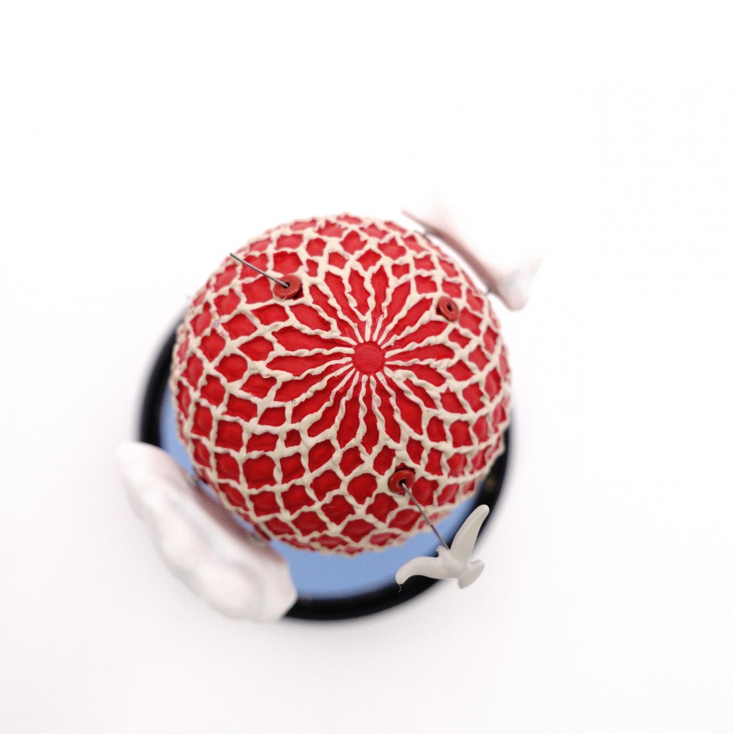 LOUIS VUITTON Snow Globe, Maru Aeroballoon, Glass Ornament, Clear, Home Decor