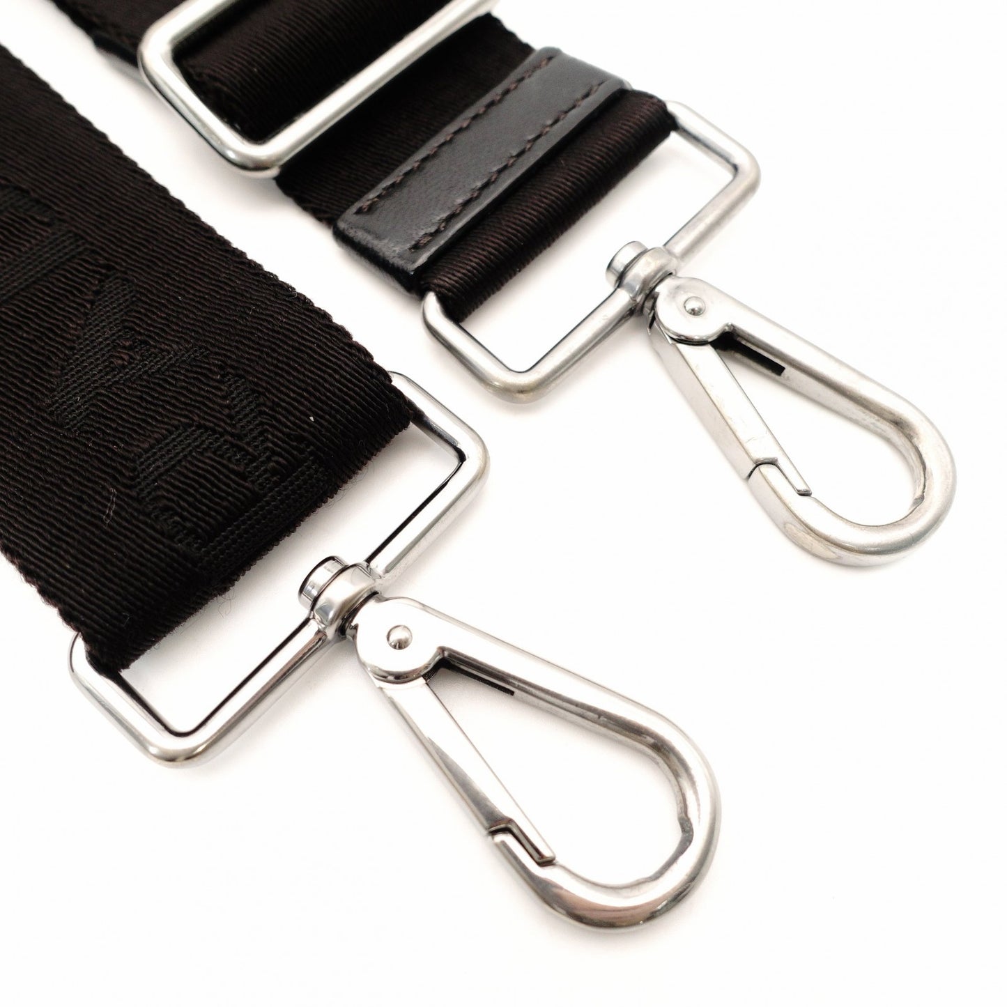 PRADA Reversible Tote Bag Gray × Black Nylon 2-Way Shoulder Simple 7-11-276