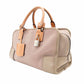 LOEWE Amazona 28 Handbag Pink × Beige × Orange Leather Logo Silver Hardware 7-11-607
