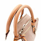 LOEWE Amazona 28 Handbag Pink × Beige × Orange Leather Logo Silver Hardware 7-11-607