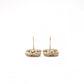 CHANEL CC Logo Earrings, Metal with Rhinestones, Gold