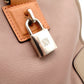 LOEWE Amazona 28 Handbag Pink × Beige × Orange Leather Logo Silver Hardware 7-11-607