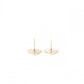 CHANEL Heart Earrings, Metal, Red and Pink Gold Hardware