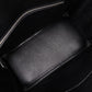 HERMES Birkin Handbag, Leather, Black, □R Stamp, Silver Hardware