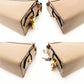 PRADA Promenade Saffiano Leather Shoulder Bag Beige Leather Crossbody Gold Hardware 7-10-1109