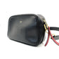 FENDI Zucca Shoulder Bag Black Leather Black Gold Hardware Crossbody 7-10-1104