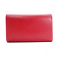 FENDI Effiz Wallet Chain, Leather, Red, Shoulder