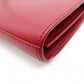 FENDI Effiz Wallet Chain, Leather, Red, Shoulder