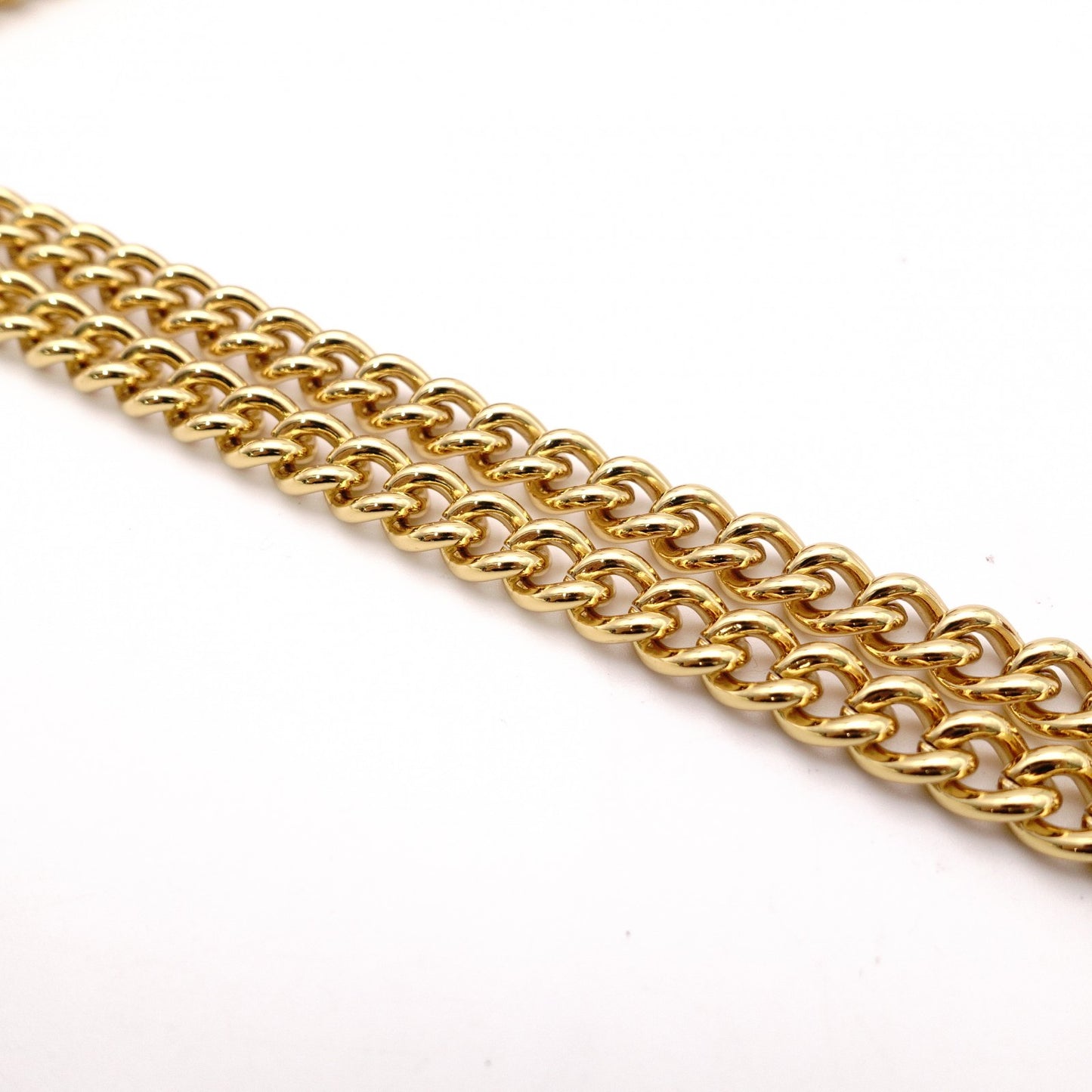 FENDI Effiz Wallet Chain, Leather, Red, Shoulder