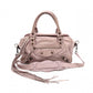 BALENCIAGA The Box Classic Handbag, Leather, Purple, 2-Way
