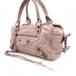 BALENCIAGA The Box Classic Handbag, Leather, Purple, 2-Way