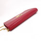 FENDI Effiz Wallet Chain, Leather, Red, Shoulder