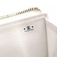 CHANEL Timeless Classic Coin and Card Case, Caviar Leather, White, Women's