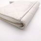 CHANEL Timeless Classic Coin and Card Case, Caviar Leather, White, Women's