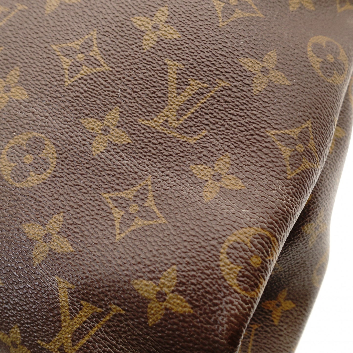 LOUIS VUITTON Monogram Canvas Parthena Handbag 2-Way Brown × Pink PVC Leather Shoulder 7-10-423