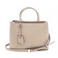 FENDI 2Jours Handbag, 2-Way, Leather, Beige, Women's