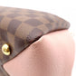 LOUIS VUITTON Brittany Damier Ébène Handbag, Leather and PVC, Brown, 2-Way