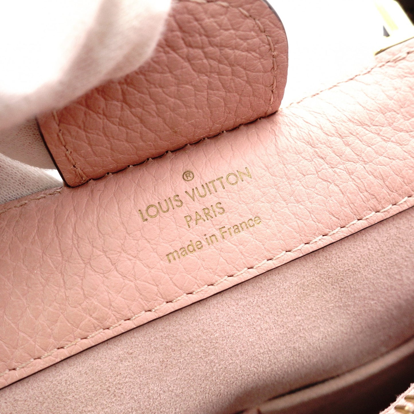 LOUIS VUITTON Brittany Damier Ébène Handbag, Leather and PVC, Brown, 2-Way