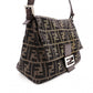 FENDI Mamma Bucket Zucca Shoulder Bag, Canvas, Brown