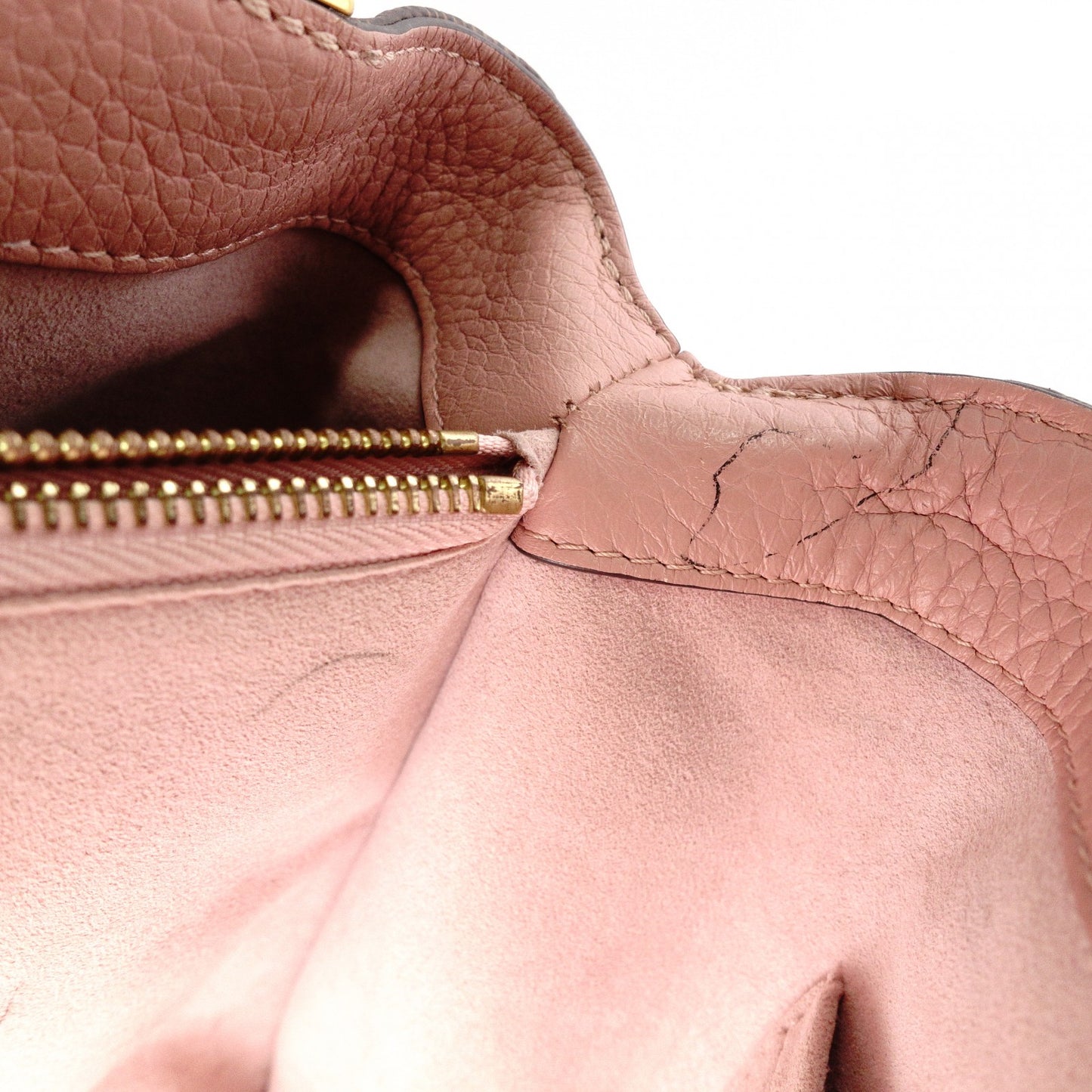 LOUIS VUITTON Brittany Damier Ébène Handbag, Leather and PVC, Brown, 2-Way