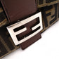 FENDI Mamma Bucket Zucca Shoulder Bag, Canvas, Brown