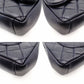 CHANEL Matelassé Chain Shoulder Bag Lambskin Navy Leather Gold Hardware CC Logo Crossbody 7-9-593