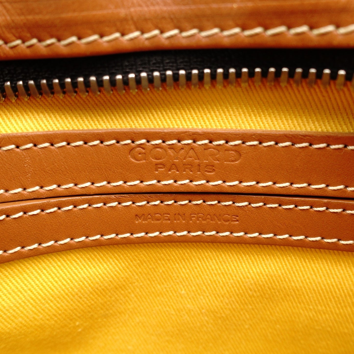 Goyard Cup Vert Shoulder Bag PVC Leather Black × Brown Crossbody 7-11-653