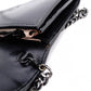 Salvatore Ferragamo Vara Wallet Chain, Leather, Black