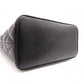 CHANEL Reissue Tote, Caviar Leather, Matelassé Tote Bag, Silver Hardware, Black