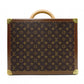LOUIS VUITTON Monogram Canvas Suitcase, Brown, Vintage Trunk