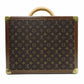 LOUIS VUITTON Monogram Canvas Suitcase, Brown, Vintage Trunk