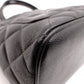 CHANEL Reissue Tote, Caviar Leather, Matelassé Tote Bag, Silver Hardware, Black