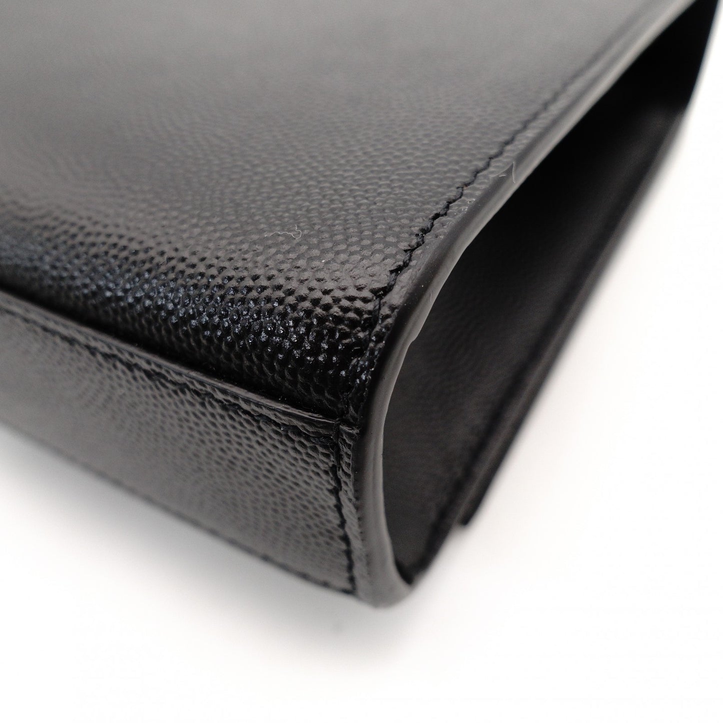 Saint Laurent Kate Medium Chain Shoulder Bag Black Leather Black Gold Hardware Crossbody 7-11-825