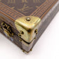 LOUIS VUITTON Monogram Canvas Suitcase, Brown, Vintage Trunk