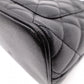 CHANEL Reissue Tote, Caviar Leather, Matelassé Tote Bag, Silver Hardware, Black