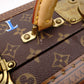 LOUIS VUITTON Monogram Canvas Suitcase, Brown, Vintage Trunk