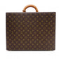 LOUIS VUITTON Monogram Canvas Suitcase, Brown, Trunk Collection